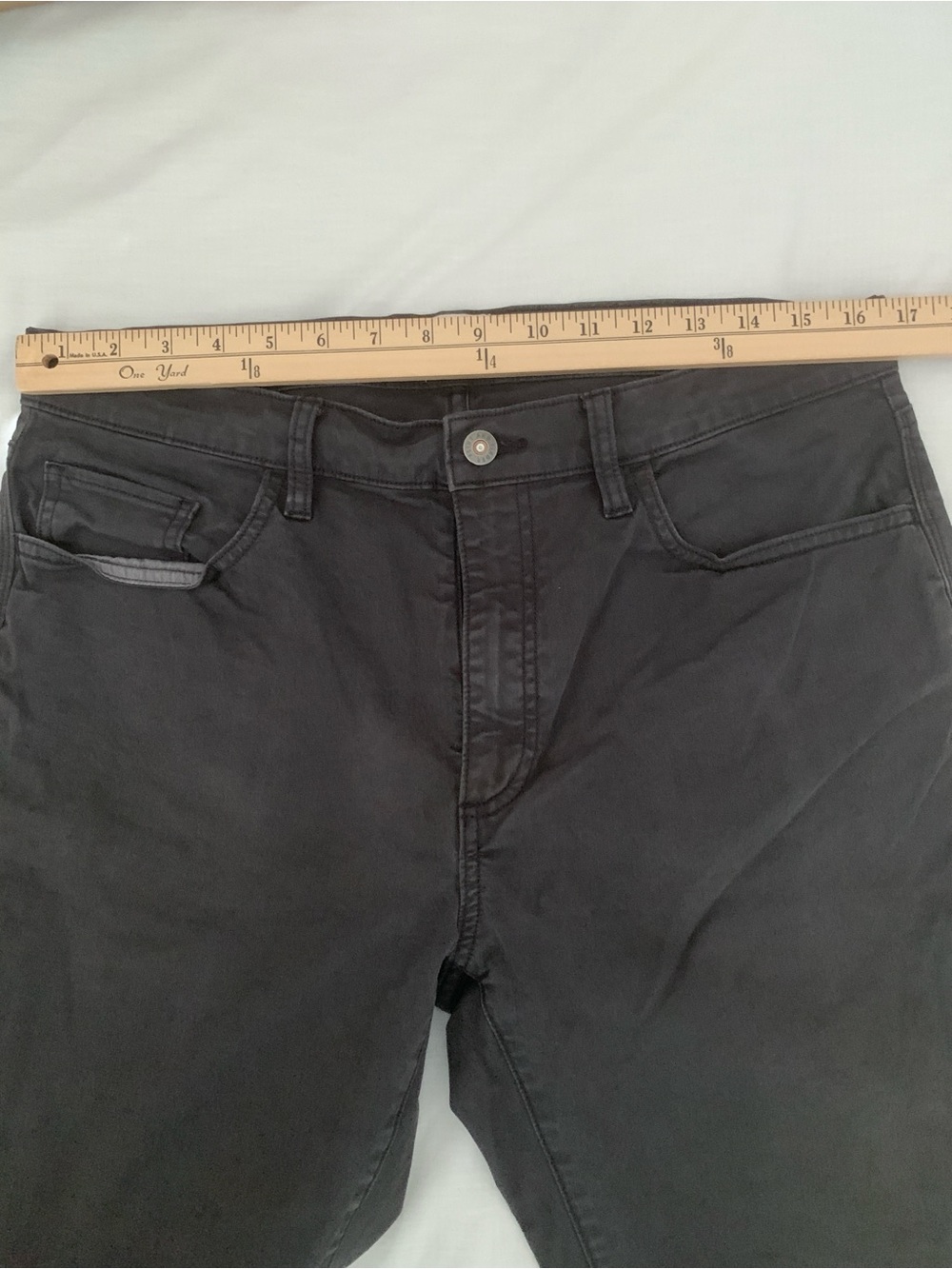 Flint and Tinder | Slim Fit All-American Stretch Denim 34x30 Grayish Black - Picture 6 of 9
